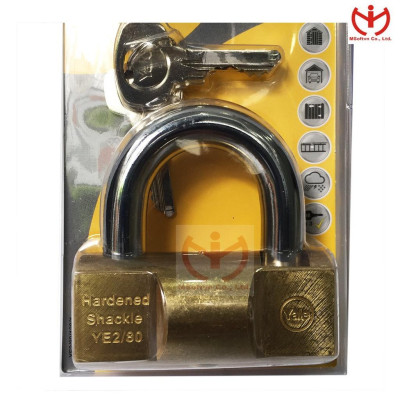 Ổ khóa Yale dòng YE2 thân đồng chìa răng - MSOFT