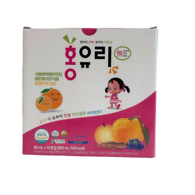 THỰC PHẨM BỔ SUNG NƯỚC UỐNG HỒNG SÂM HÀN QUỐC CHO BÉ HONGYOULI