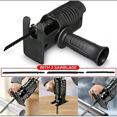 BỘ ĐẦU CHUYỂN ĐỔI TỪ MÁY KHOAN THÀNH MÁY CƯA GỖ CƯA SẮT ĐA NĂNG THUẬN TIỆN