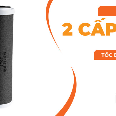 [Hàng chính hãng] Bộ lọc than nén 10" Kitz MOF250B2 (Than hoạt tính)