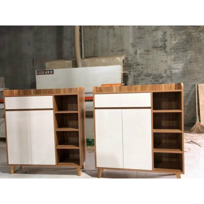 tủ giày dép gỗ công nghiệp dài 1m x sâu 30 x cao 104 chân gỗ sồi giá tại xưởng