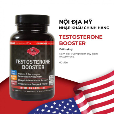 Viên Uống Tăng Cường Sinh Lý Nam Testosterone Booster Olympian Labs - Cải Thiện Chức Năng Sinh Lý Ở Nam Giới