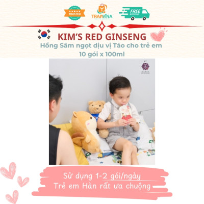 Hồng Sâm ngọt dịu vị Táo cho trẻ em Kim