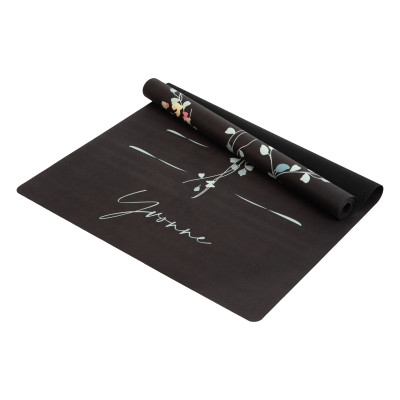 Thảm tập yoga du lịch cao cấp chính hãng Yvonne dày 1,5mm gấp gọn, bề mặt nhám, siêu bám, ưa mồ hôi, dễ vệ sinh, chất liệu cao su tự nhiên, kích thước 183cm x 66cm, nặng 1,2kg, foldable travel yoga mat with best grip, anti-slipping surface