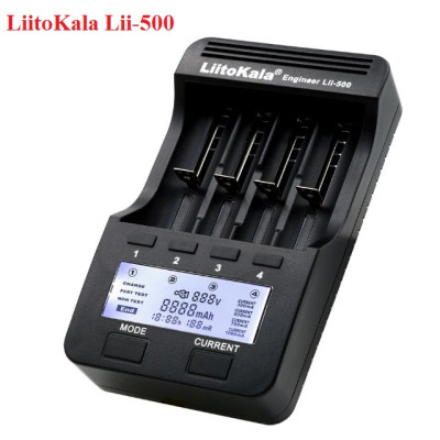 Bộ Sạc Pin Liitokala Lii-500 Hàng Chính Hãng - Không kèm nguồn