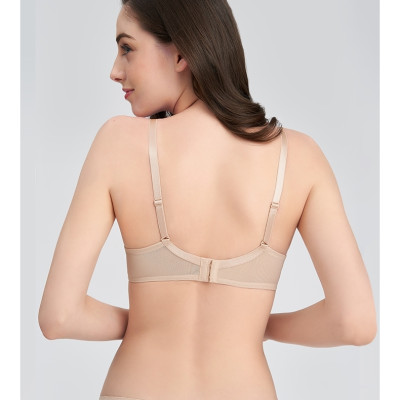 Áo lót ren nữ nâng ngực có gọng, mút mỏng Triumph Simply Style Larkspur WHP 3918 giúp ôm và hỗ trợ nâng ngực tùy chỉnh, họa tiết ren hoa sang trọng