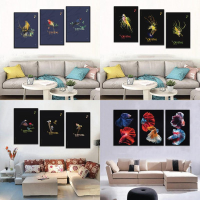 - HCM Tranh treo tường bộ, nghệ thuật theo phong cách bắc âu mẫu mới 2021- Tặng kèm đinh đa năng