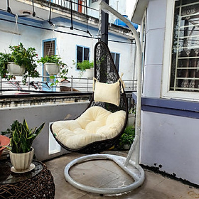 Xích đu đơn hình lưỡi câu (khung đen) - NAVICOM