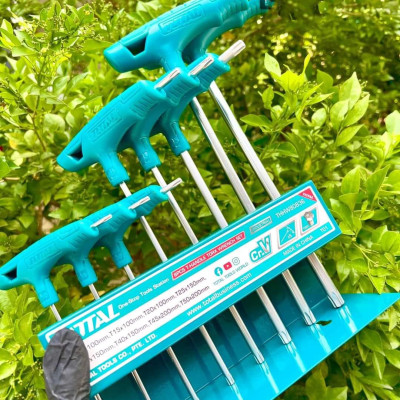 BỘ 8 CHÌA LỤC GIÁC BÔNG  TAY CẦM CHỮ T TOTAL THHW80836 - HÀNG CHÍNH HÃNG