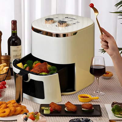 Nồi Chiên Không Dầu 8 Lít Mishio MK391 - Dung Tích Khổng Lồ, Nướng Nguyên Con Gà, Giá Cực Rẻ - Hàng chính hãng