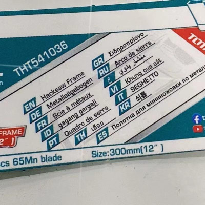 KHUNG CƯA SẮT 300MM TOTAL THT541036 - HÀNG CHÍNH HÃNG