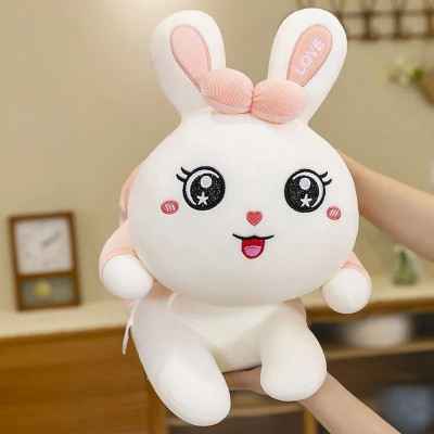 Thú nhồi bông thỏ mặc váy nằm dễ thương - Size từ 60cm đến1m - Quà tặng gấu bông thỏ mặc váy đáng yêu.