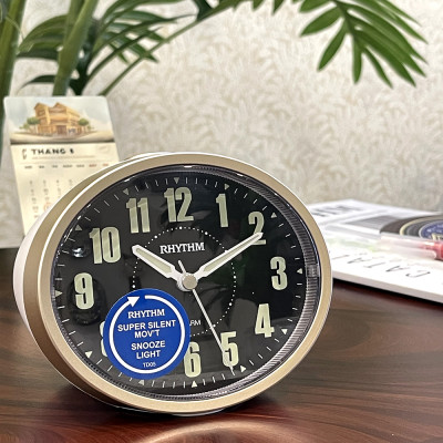 Đồng hồ Rhythm CRA859NR13- Kt 12.0 x 10.1 x 6.7cm, 184g. Vỏ nhựa, dùng PIN