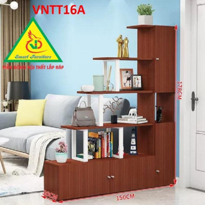 TỦ KỆ TRANG TRÍ KIÊM VÁCH NGĂN VNTT16A - Nội thất lắp ráp Viendong Adv