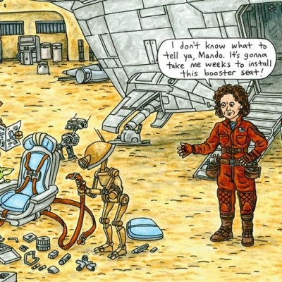 Sách - Star Wars: The Mandalorian and Child by Jeffrey Brown (UK edition, Hardcover)