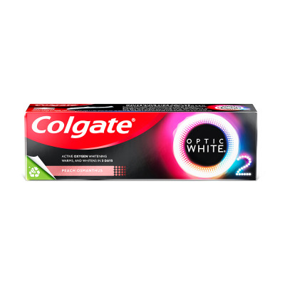 Kem Đánh Răng Colgate Optic White O2 Peach Osmanthus 85g