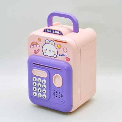 Đồ Chơi Két giữ tiền cho bé - Thỏ hồng DK81290 - Duka  ( Màu ngẫu nhiên )