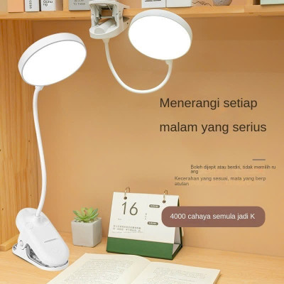 Đèn Học Kẹp Bàn Chống Cận Cho Học Sinh PaKaSa , Đèn Cảm Ứng Kẹp Bàn Xoay 360 Độ - Hàng chính hãng