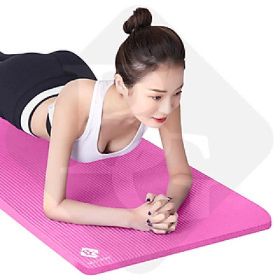 Thảm tập yoga gym  siêu dày 10mm & 15mm  chất liệu cao su NBR tập thể dục tại nhà, đệm văn phòng, thảm dã ngoại du lịch