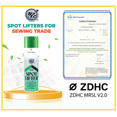 Chai xịt tẩy dầu Spot Lifter 833 (Không chất Chlorinated)