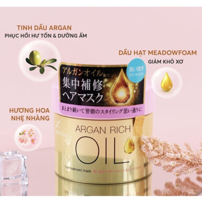 Mặt nạ tóc Lucido-L Hair Treatment phục hồi hư tổn Nhật Bản 220g