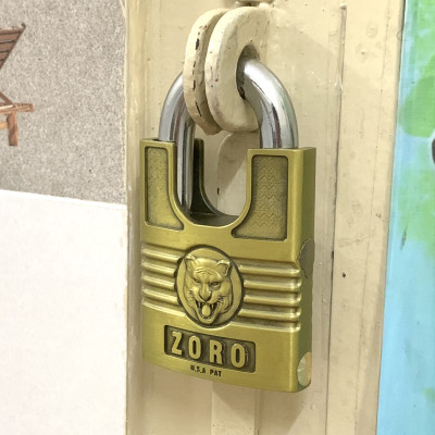 Ổ khóa chống cắt ZORO 6 phân đầu cọp càng chống cắt ,khóa cửa chống gỉ chống nước cao cấp