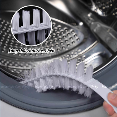 Bàn Chải Cọ Lồng Máy Giặt Vệ Sinh Cặn Bẩn Chà Sạch Sâu Khoang Máy Cửa Ngang & Cửa Đứng