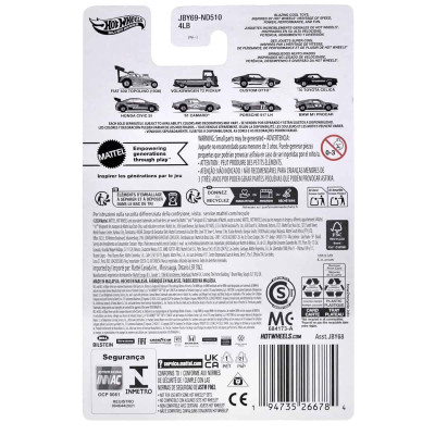 Đồ Chơi Mô Hình Siêu Xe Hot Ones - Fiat 500 Topolino 1936 - Hot Wheels JBY69/JBY68