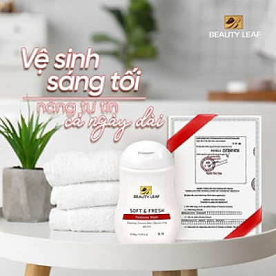 Dung Dịch Vệ Sinh Golden Health Soft & Fresh Feminine Wash Beauty Leaf 150g (PH 5.5), Giúp Ngăn Ngừa Và Hỗ Trợ Giảm Các Bệnh Phụ Khoa, Để Chị Em Phụ Nữ Luôn Thơm Tho Tự Tin Suốt Ngày Dài - PHỤNG BEAUTY