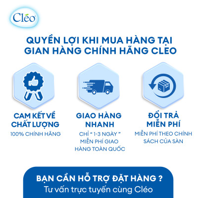 Kem Tẩy Lông Bikini Cléo 50g, an toàn hiệu quả trong 8 phút, không đau rát
