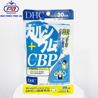 Viên uống bổ sung Canxi DHC Calcium + CBP giúp xương chắc khoẻ, phát triển chiều cao 30 - 90 ngày