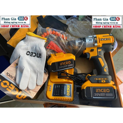 [chính hãƞg] Máy Khoan Pin 20V, Đầu Autolock 13mm, Động Cơ Không ChổI Than Hàng Cao Cấp (Bảo Hành 12 Tháng)