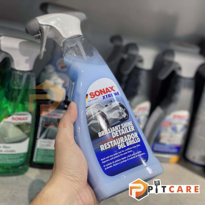 Chai xịt bóng nhanh dùng cho sơn bóng, sơn mờ, wrap Sonax Xtreme Brilliant Shine Detailer 287400 750ml