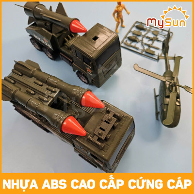 Mô hình xe cứu hỏa đồ chơi bộ mô hình xe ô tô thang cứu hỏa cho bé MySun