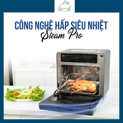 Nồi Chiên Hơi Nước TAPUHO TSF16 Dung Tích 16L 60 Chương Trình Nấu Công suất 1000W - 1800W Bảo Hành 24 Tháng- Hàng Chính Hãng