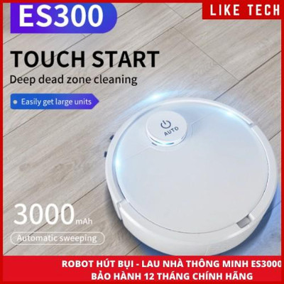Robot Hút Bụi Lau Nhà, Máy Hút Bụi Thông Minh,Thiết kế nhỏ gọn làm sạch các vị trí khó như gầm giường ,tủ , ghế sofa . Hàng Nhập Khẩu