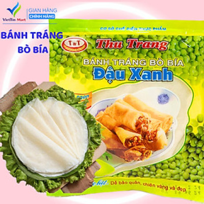 Bánh Tráng Bò Pía Đậu Xanh Thơm Ngon Hiệu Xuân Vui ( Bịch 30 Miếng )