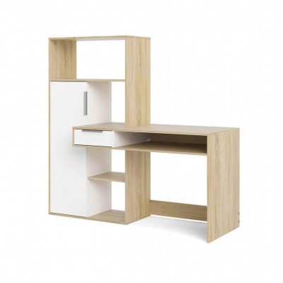 Bàn làm việc cá nhân liền kệ giá sách tiện dụng SMLIFE Daniela