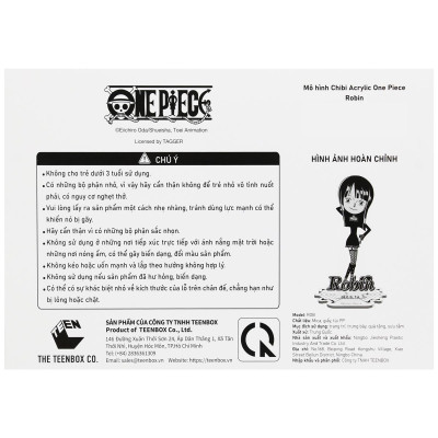 Đồ Chơi Mô Hình Acrylic Chibi One Piece - Robin