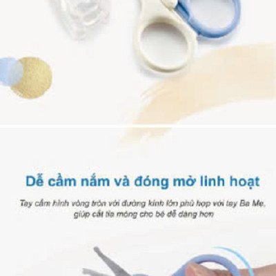 KÉO CẮT MÓNG TAY AN TOÀN CHO BÉ TỪ 6M+ KUKU - KU3035