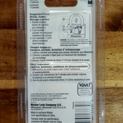 KHÓA MASTER 160D THÂN ĐỒNG 60MM