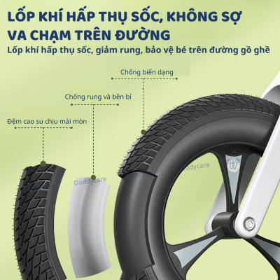Xe chòi chân cho bé Mideer Kid Bike Stand, xe thăng bằng cho bé vận động