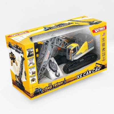 Đồ Chơi DUKA: Xe Công Trình Điều Khiển Từ Xa - Xe Cần Cẩu (DK81269)