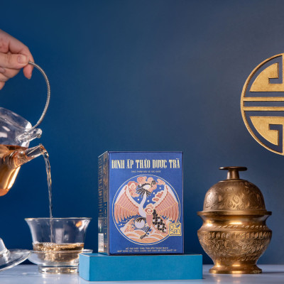 Combo 2 Sản Phẩm Trà Định Áp Thảo Dược và Trà Dưỡng Tâm An Thần 