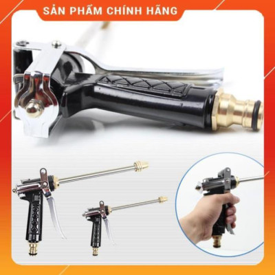 ️ Bộ dây vòi xịt nước rửa xe, tưới cây , tăng áp 3 lần, loại 20m 206318 đầu đồng,đai, + mở chai