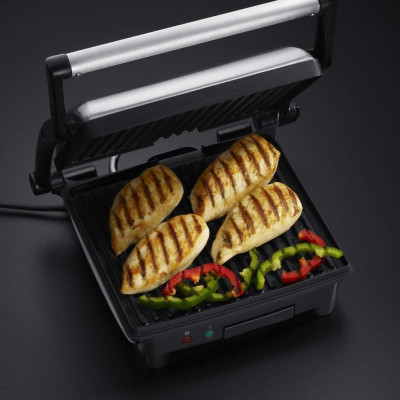 Máy Nướng Bánh Mì Panini/ Vỉ nướng 3in1 Russell Hobbs Cook@Home 17888-56 - Hàng Chính Hãng Nhập Khẩu Từ Đức & EU