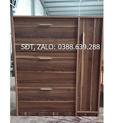 Tủ giày thông minh vân gỗ
