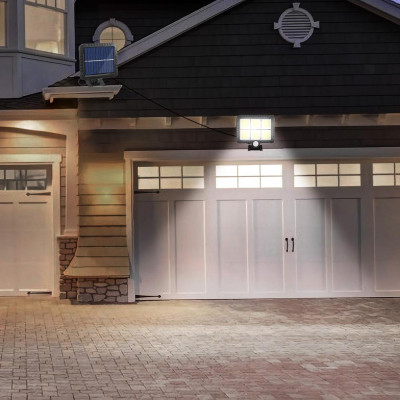 Đèn năng lượng mặt trời 120 Led COB siêu sáng cảm biến hồng ngoại, kèm 5m dây tiện dụng 