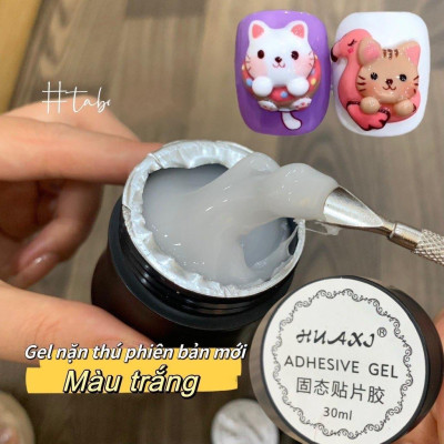 Gel Nặn Thú Huaxi Phiên Bản Mới Màu Trắng, Màu Trong Hũ To 30g Làm Nail Tiện Lợi Tạo Hình Khối Vẽ Nặn Hoa Nổi Nữ Women