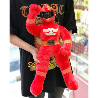 Gấu bông siêu nhân Gao (50cm--->65cm) 5 anh em siêu nhân siêu ngầu cho bé, hàng xịn chuẩn form, cao cấp, an toàn cho người sử dụng